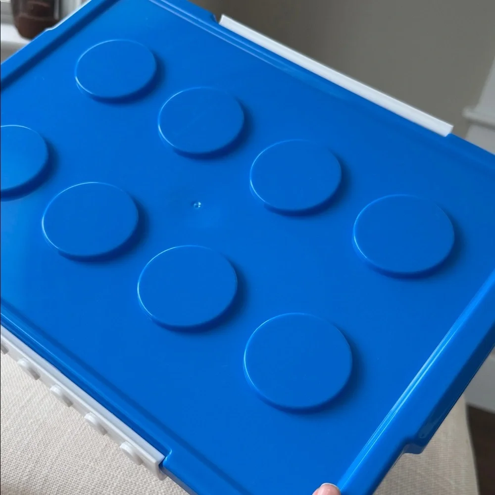 Lego Clear Storage Box 9x6x12 inches